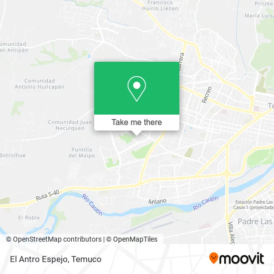 El Antro Espejo map