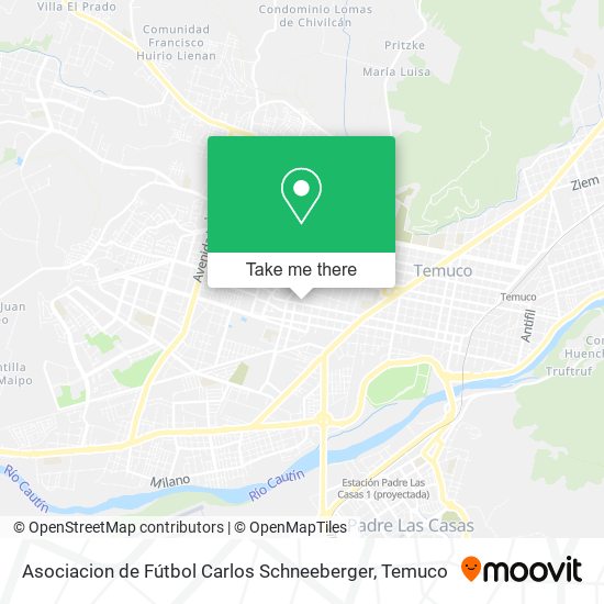 Asociacion de Fútbol Carlos Schneeberger map