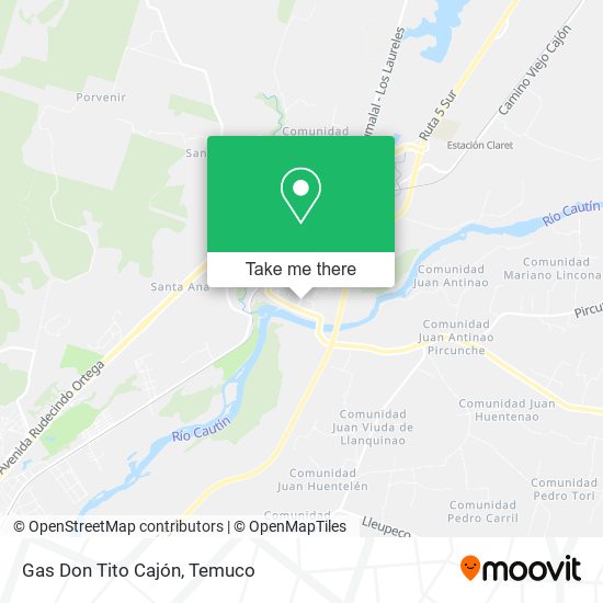 Mapa de Gas Don Tito Cajón