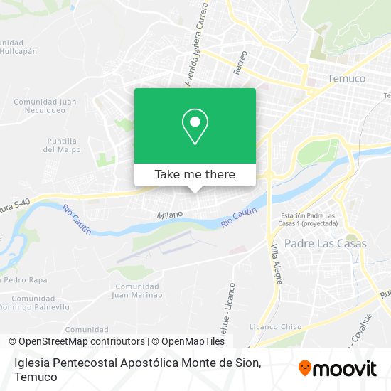 Iglesia Pentecostal Apostólica Monte de Sion map