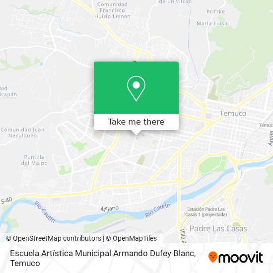 Escuela Artística Municipal Armando Dufey Blanc map