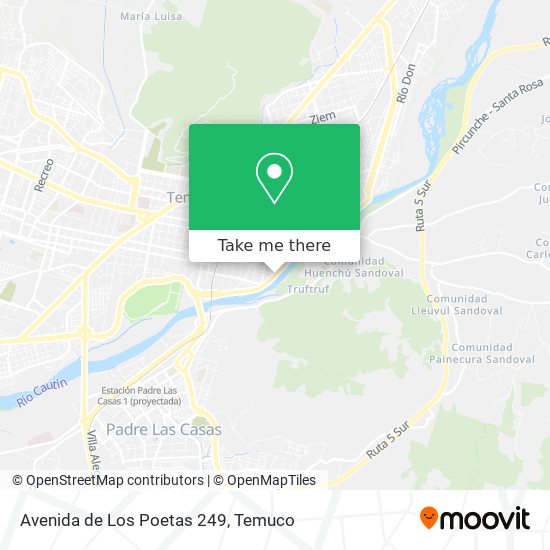 Mapa de Avenida de Los Poetas 249