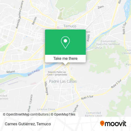 Carnes Gutiérrez map