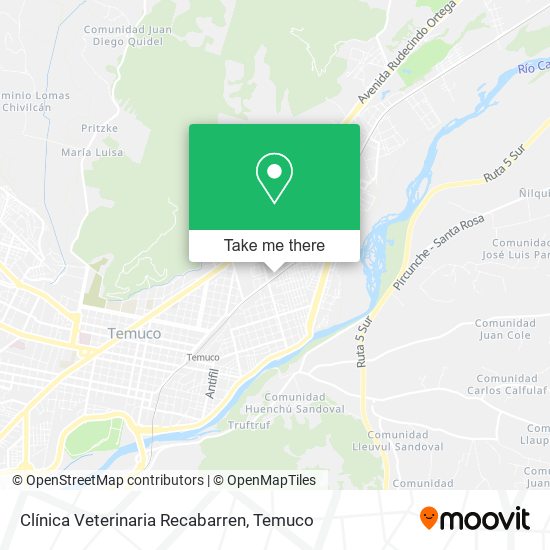 Clínica Veterinaria Recabarren map