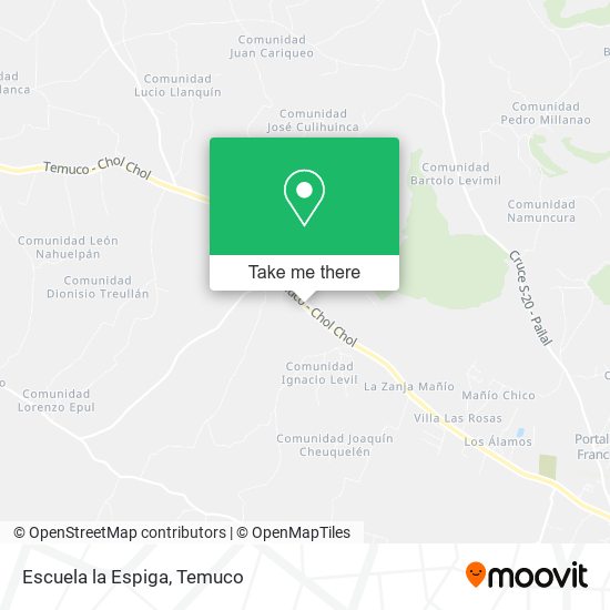 Mapa de Escuela la Espiga
