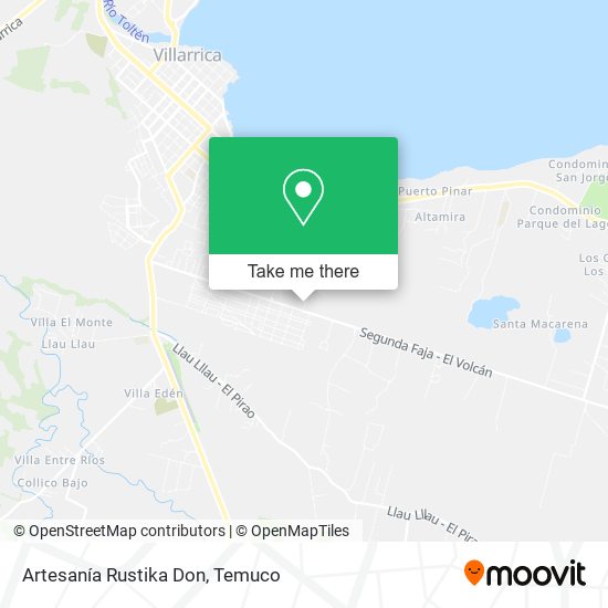 Artesanía Rustika Don map