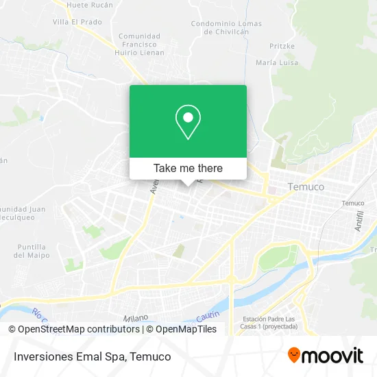 Inversiones Emal Spa map