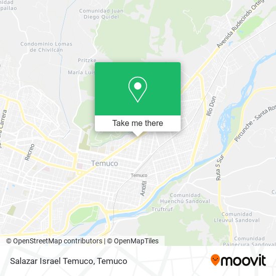 Mapa de Salazar Israel Temuco