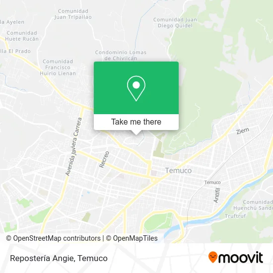 Repostería Angie map