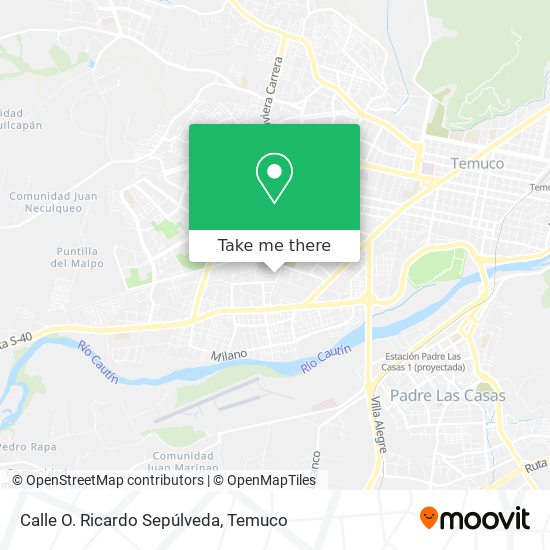Mapa de Calle O. Ricardo Sepúlveda
