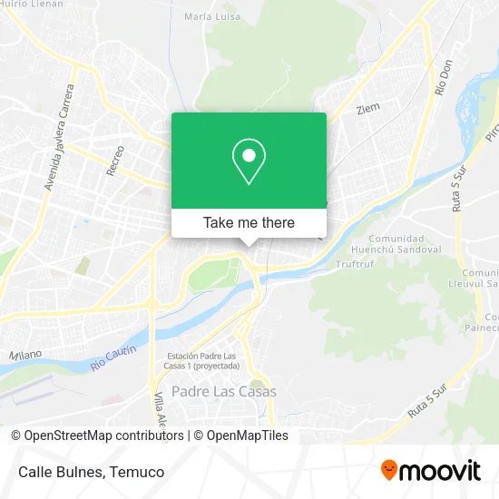 Mapa de Calle Bulnes