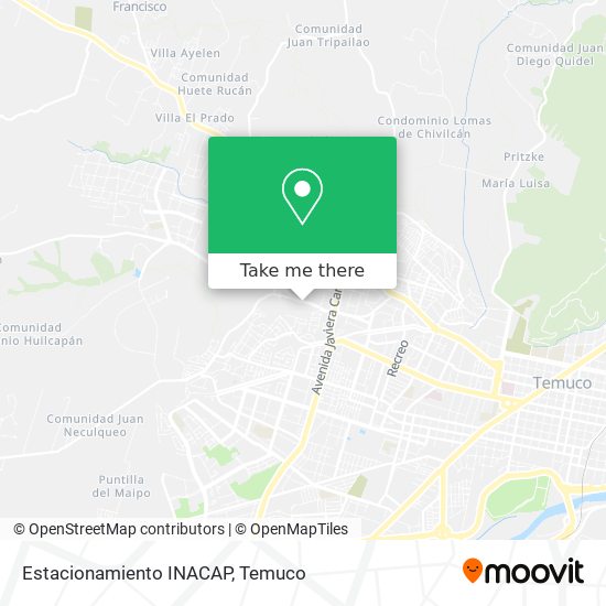 Estacionamiento INACAP map