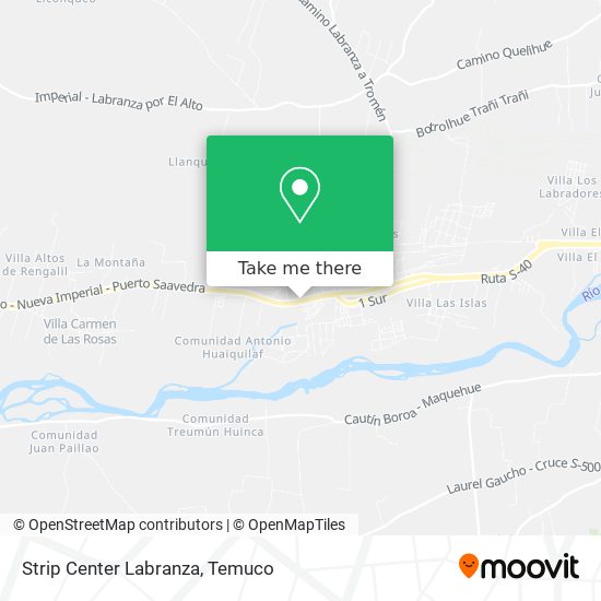 Mapa de Strip Center Labranza