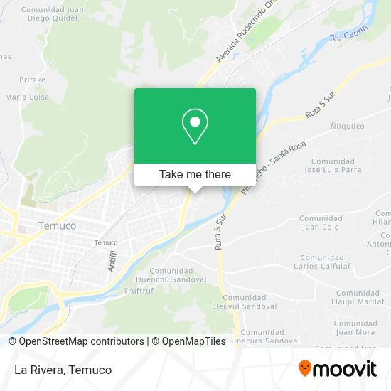 La Rivera map