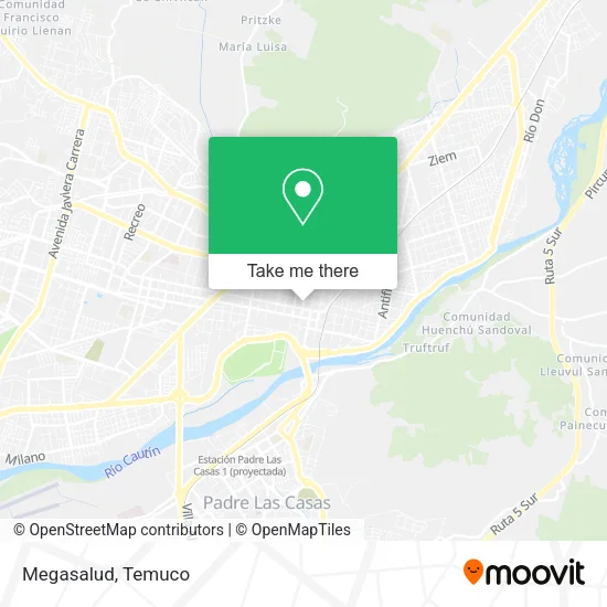 Megasalud map