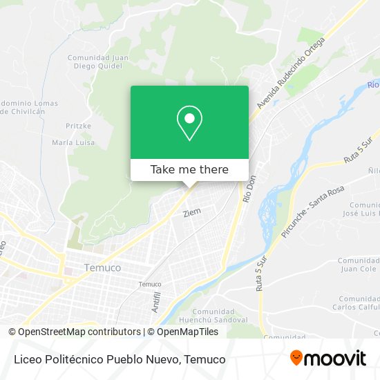 Liceo Politécnico Pueblo Nuevo map