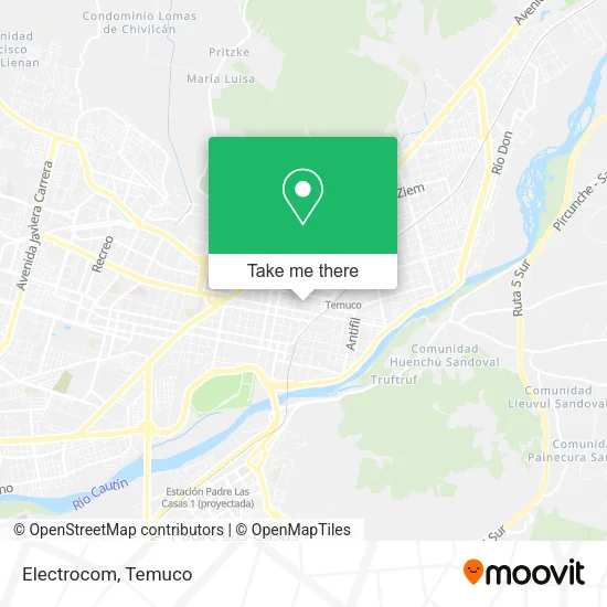 Mapa de Electrocom