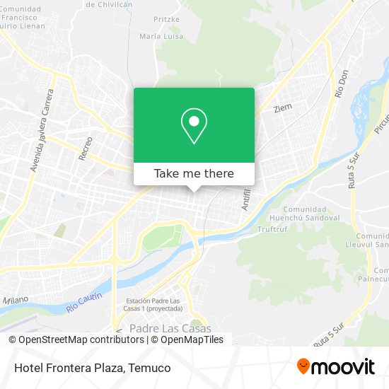 Mapa de Hotel Frontera Plaza