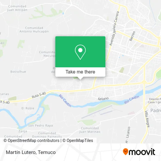 Martín Lutero map