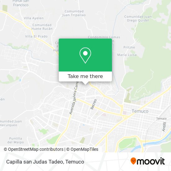 Capilla san Judas Tadeo map