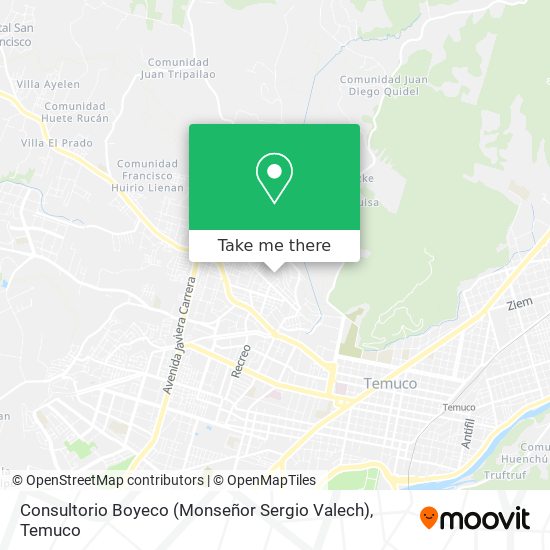Consultorio Boyeco (Monseñor Sergio Valech) map
