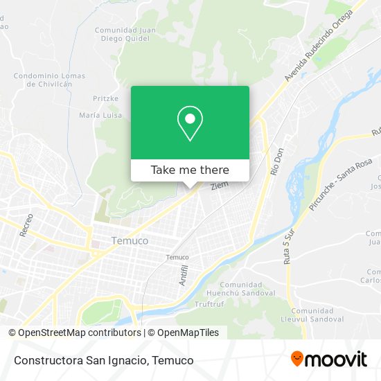 Constructora San Ignacio map