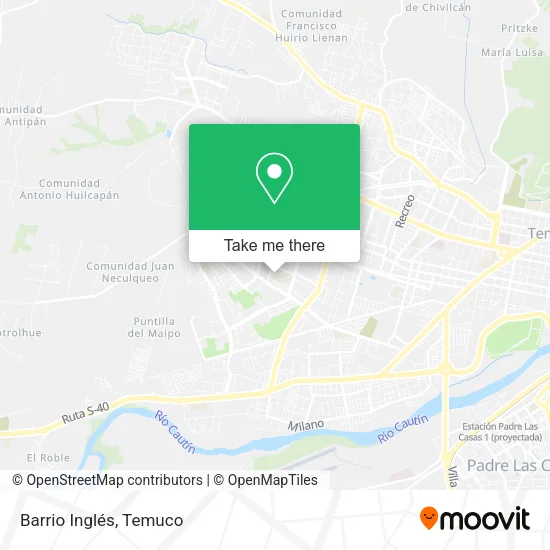 Barrio Inglés map