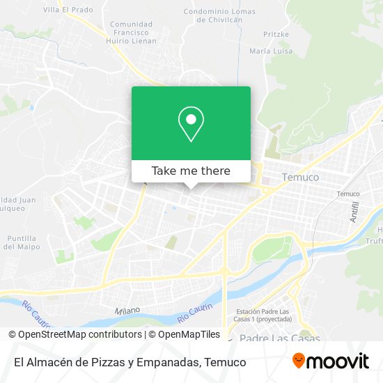 El Almacén de Pizzas y Empanadas map