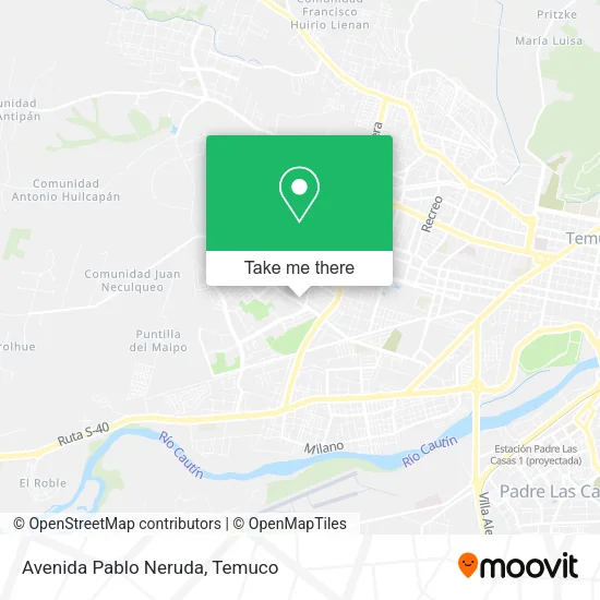 Mapa de Avenida Pablo Neruda