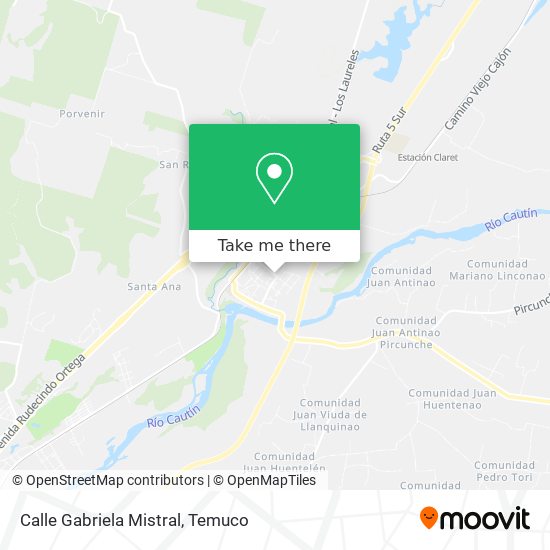 Mapa de Calle Gabriela Mistral