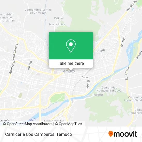 Carnicería Los Camperos map