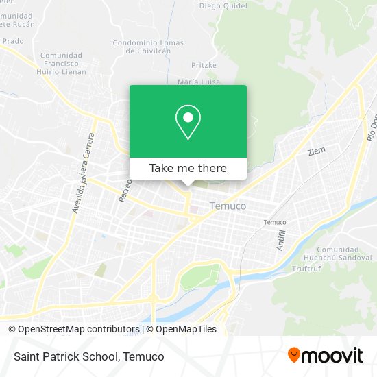 Saint Patrick School map