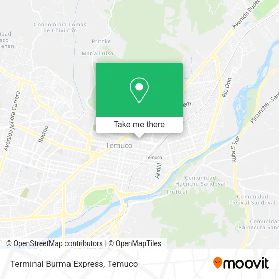 Mapa de Terminal Burma Express