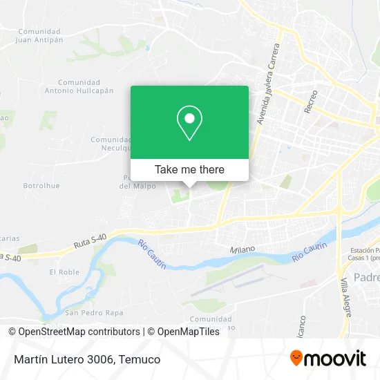 Martín Lutero 3006 map