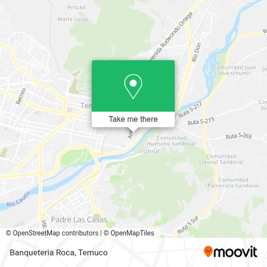 Banqueteria Roca map
