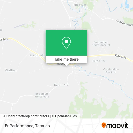 Er Performance map