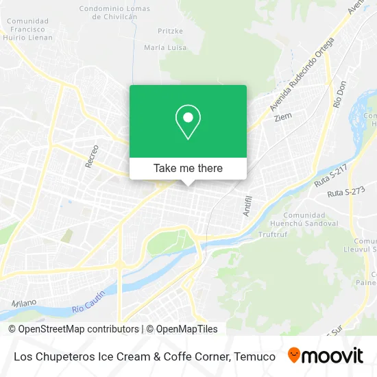 Los Chupeteros Ice Cream & Coffe Corner map