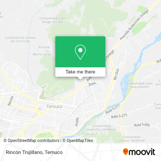 Rincón Trujillano map