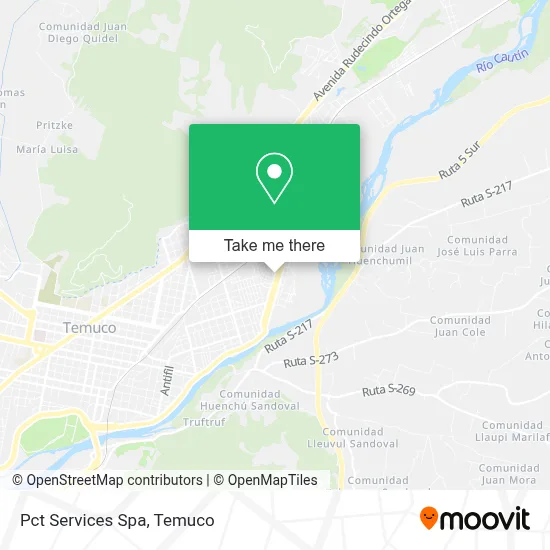 Pct Services Spa map