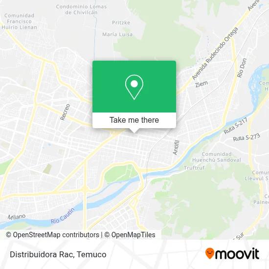 Distribuidora Rac map