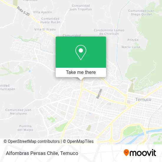 Alfombras Persas Chile map