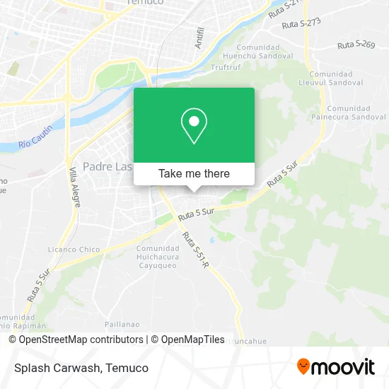Splash Carwash map