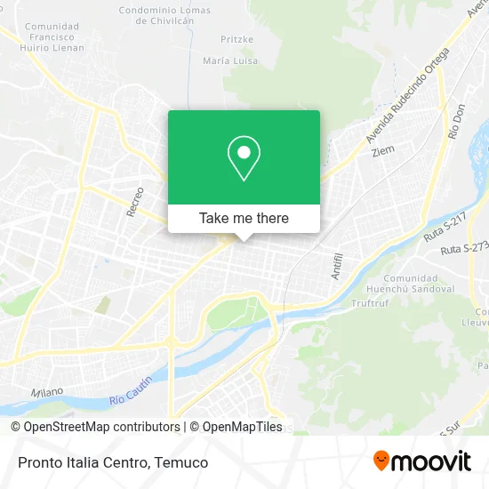 Pronto Italia Centro map