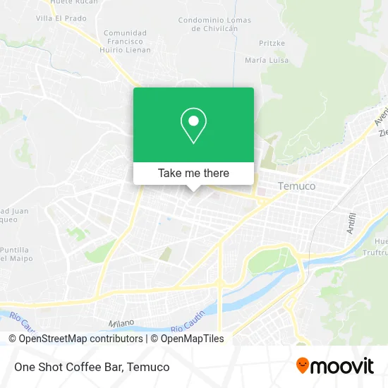One Shot Coffee Bar map