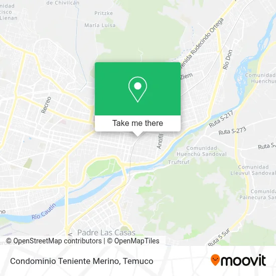 Condominio Teniente Merino map