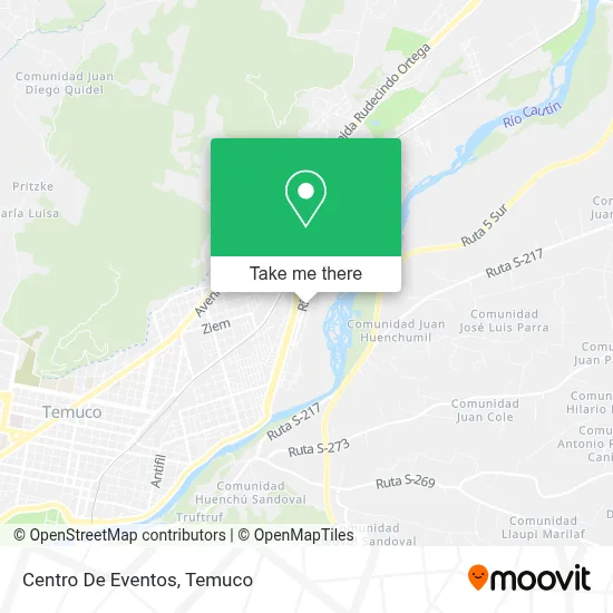 Centro De Eventos map