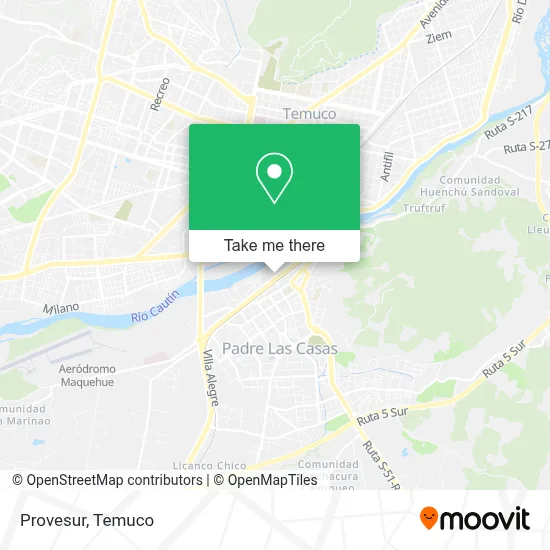Provesur map