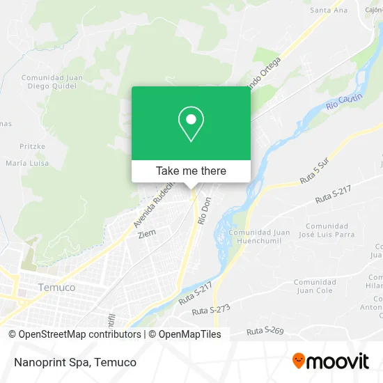 Nanoprint Spa map