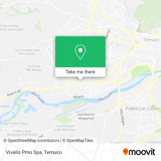 Vivallo Pmo Spa map