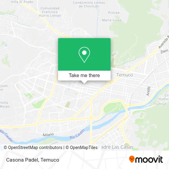 Casona Padel map